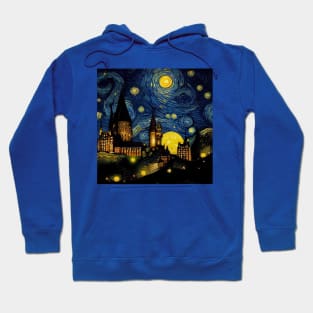 Starry Night Wizarding School Van Gogh Hoodie